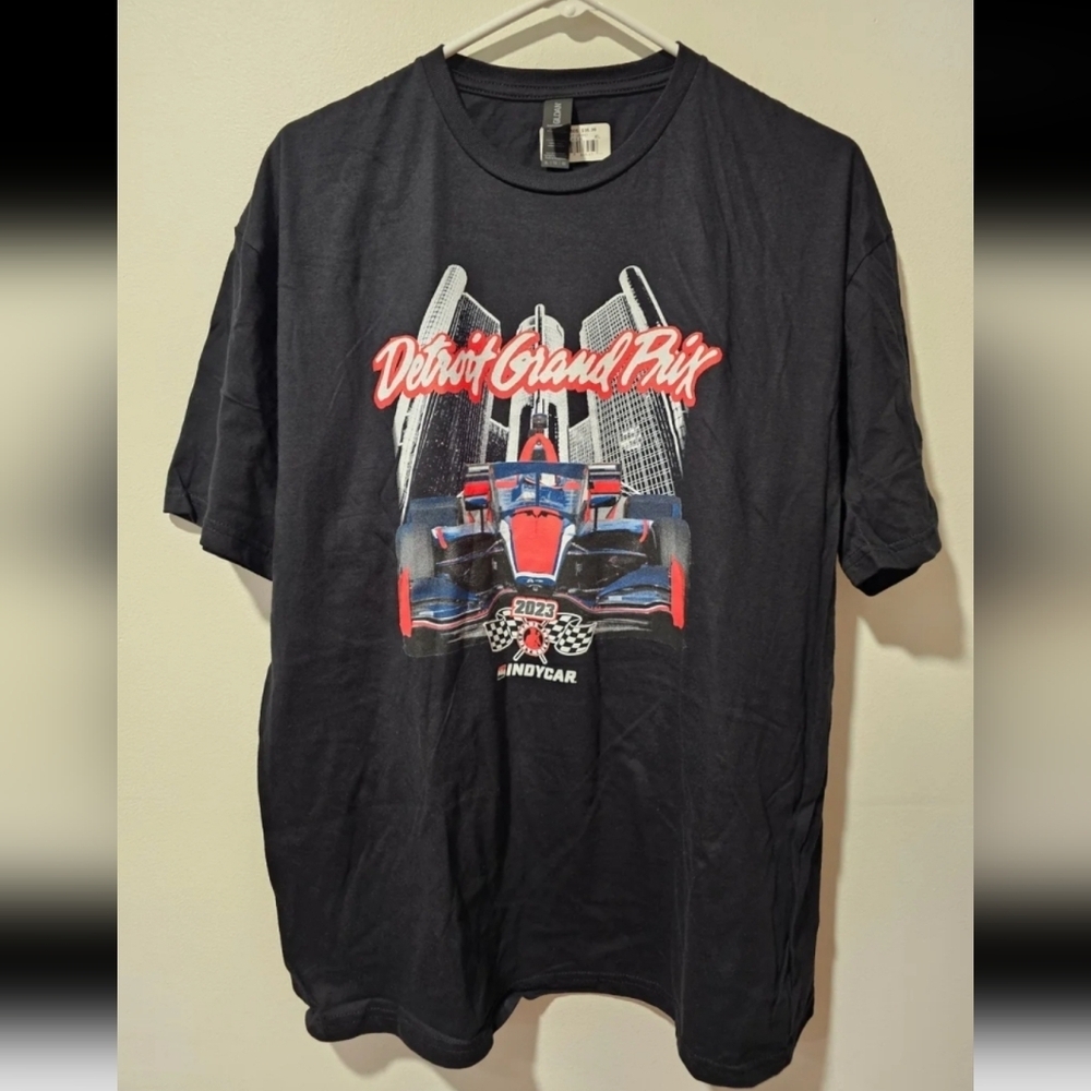 Detroit Grand Prix Graphic T-Shirt - Black 2XL NWT